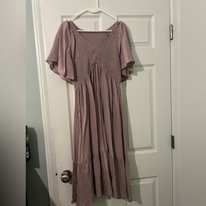 blush 7/8 length dress!